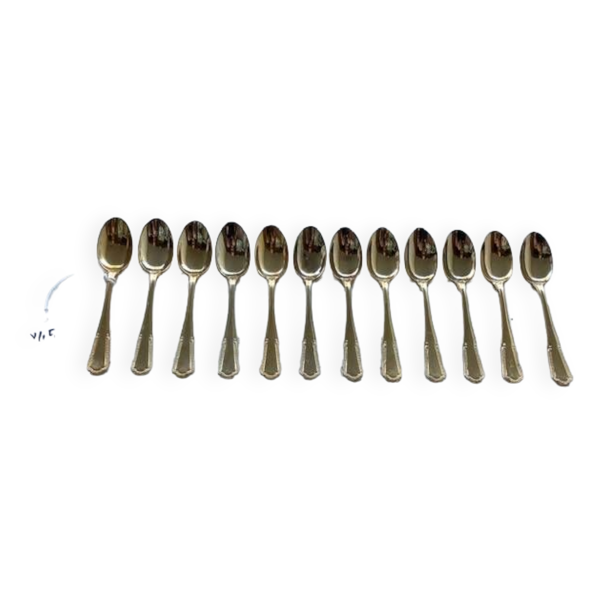Set of 12 coffee spoons