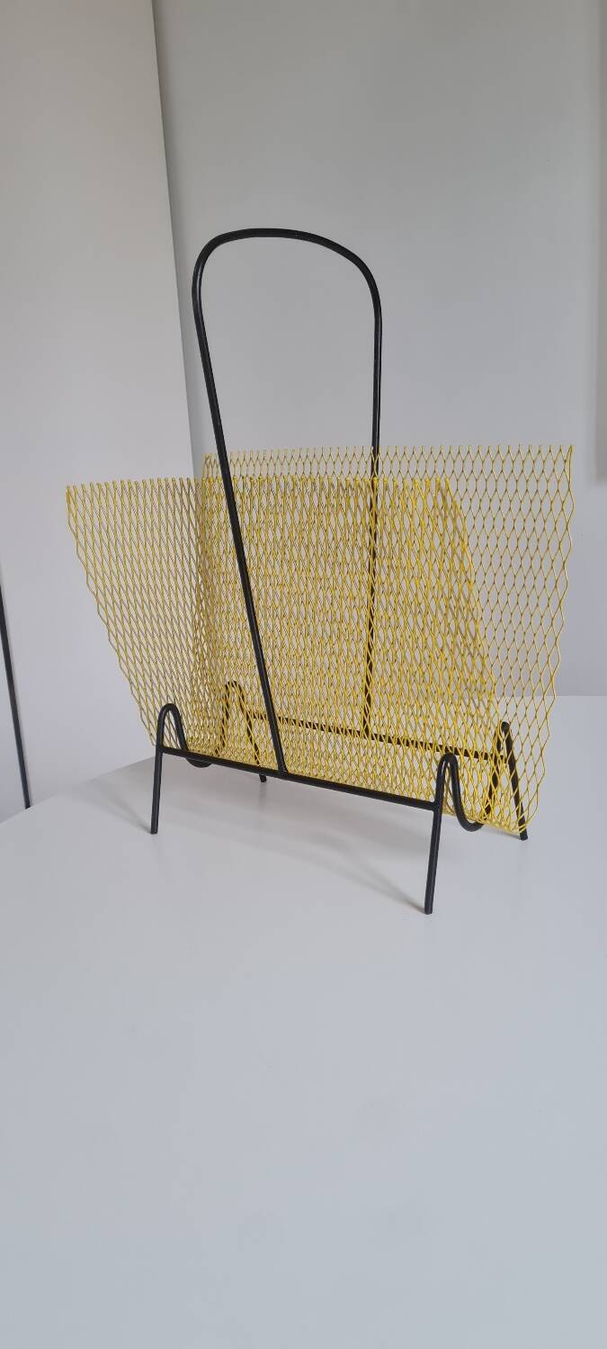 60s metal magazine rack