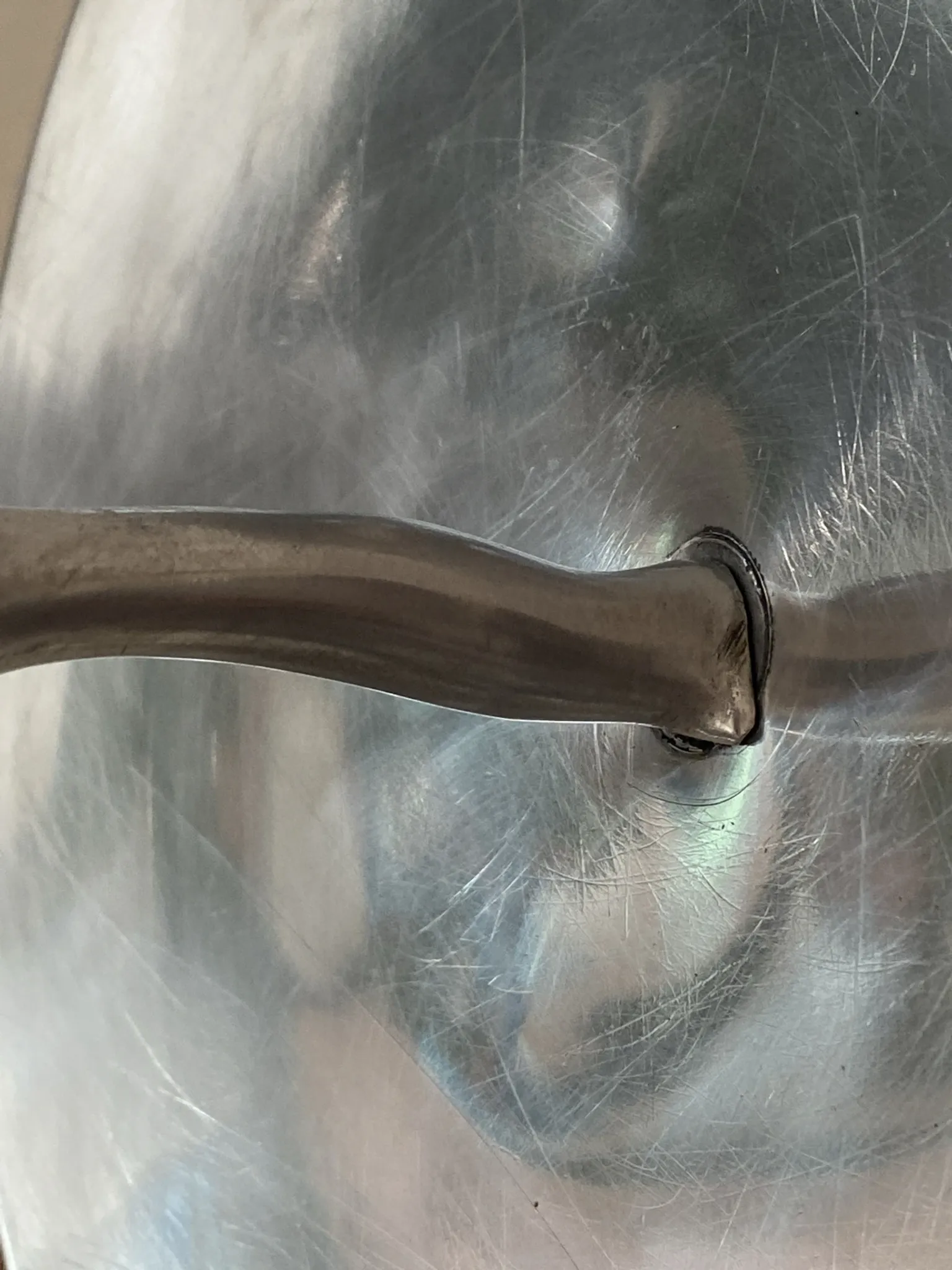 Polished aluminium plate
