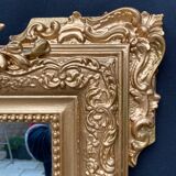 Miroir doré Louis XV 98x156cm