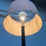 Leather floor lamp Model Flet modern Danish mid-century by Jo Hammerborg for Fog & Mørup, 1960s