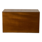 Varnished wood chest