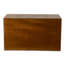 Varnished wood chest