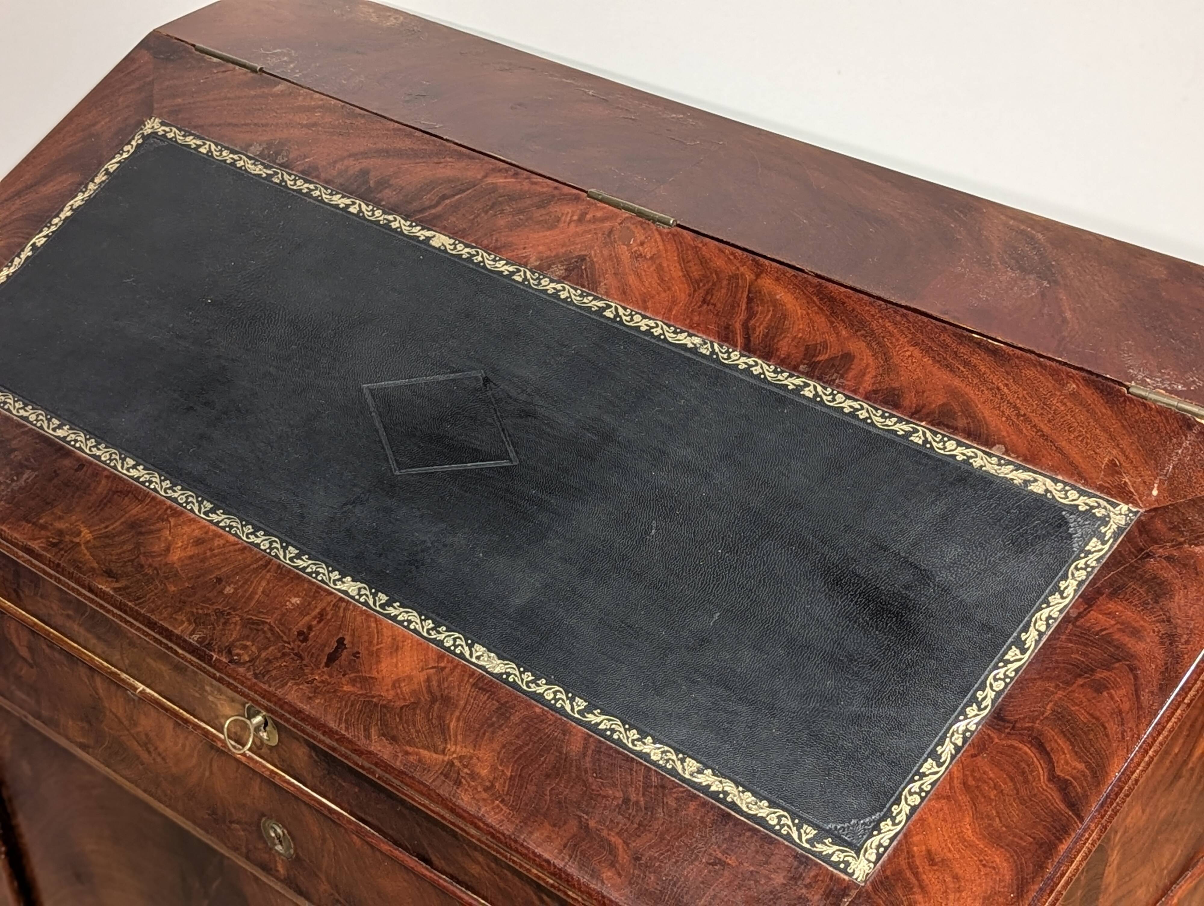 Large 19th century mahogany writing desk