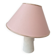Fabric lampshade with golden trim '70s - vintage