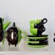 Coffee service Vallauris 1950s green – Lucchesi – vintage design