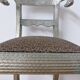 Vintage silver metal chair