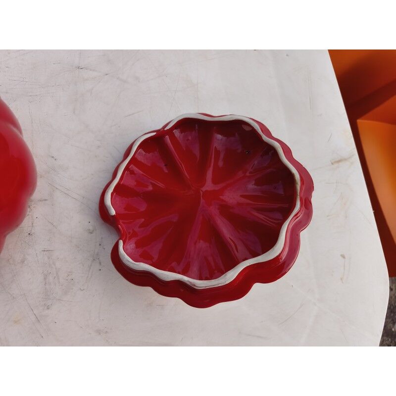 Soupière faïence tomate