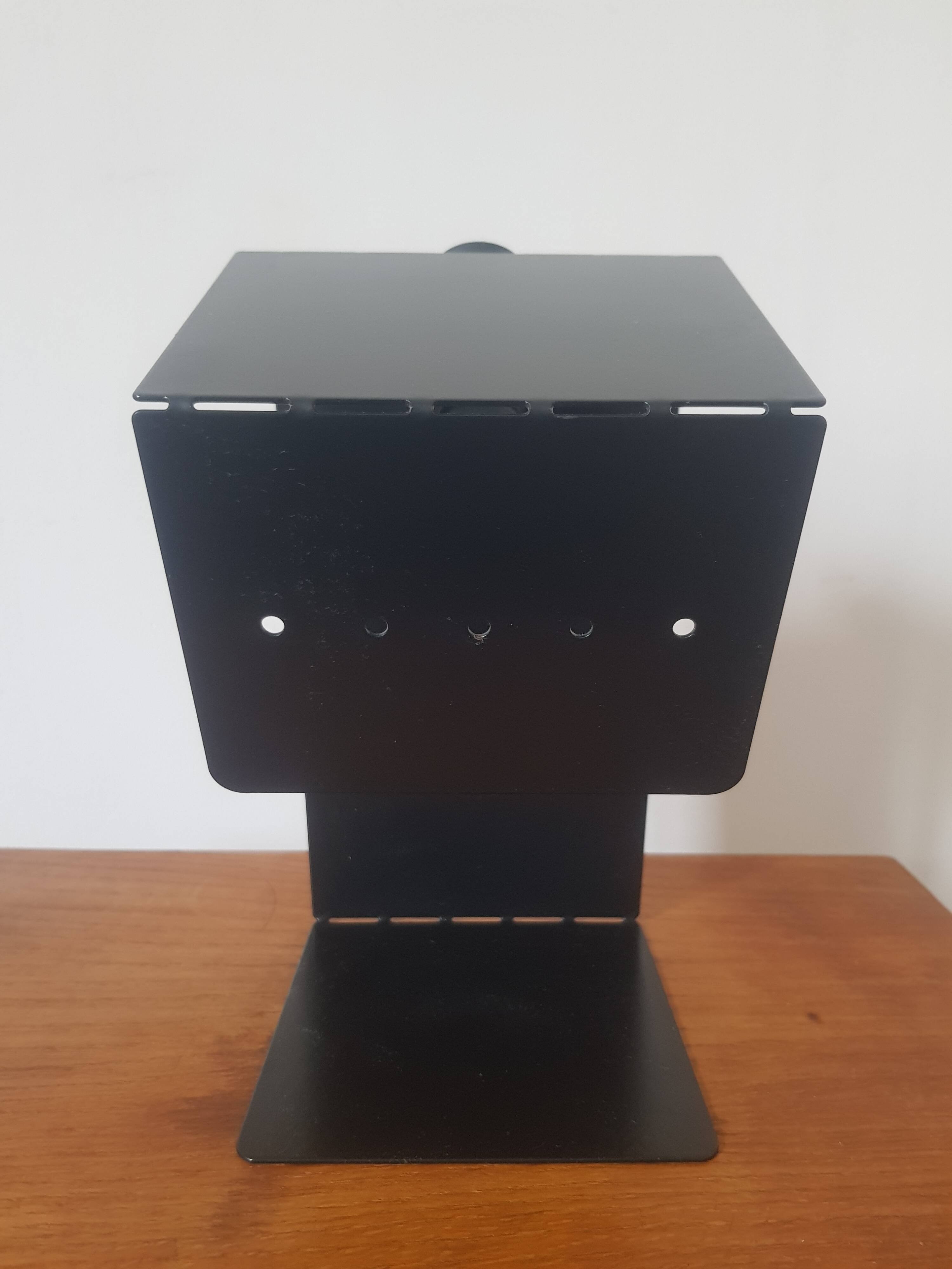 Folded sheet metal lamp