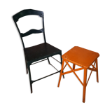 Riveted chair and stool