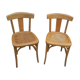 Pair of bistro chairs