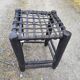 6 tabourets bois assise tressée de Cuir Nina Kaufmann