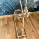 Old rattan rocking horse