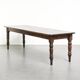 Antique English 19th-century farmhouse dining table made of pinewood