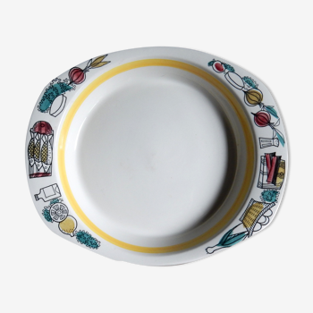 Assiette de service Stavangerflint fabriqué en Norvège, 1960