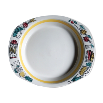 Stavangerflint serving plate made in Norway, 1960