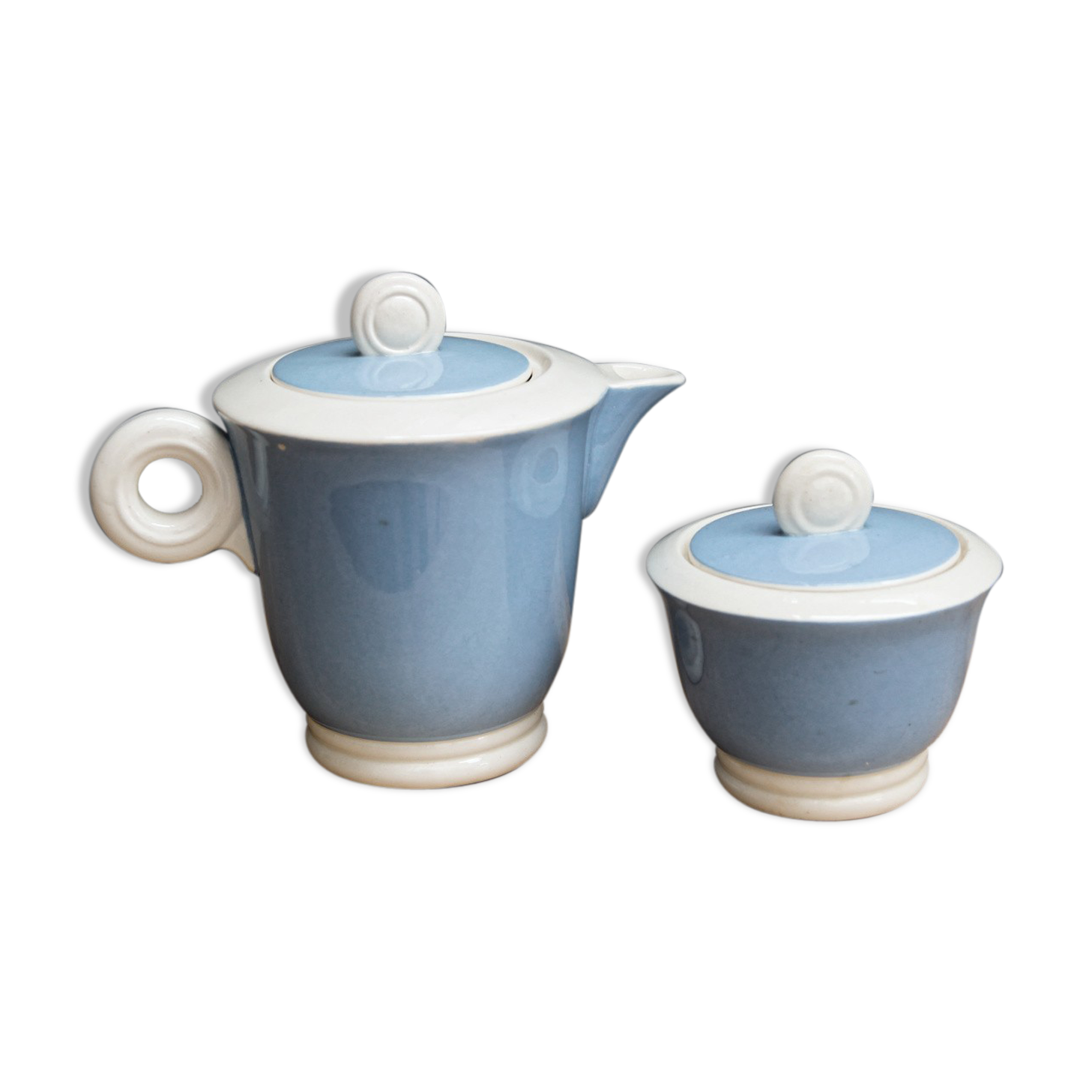 Coffee maker - teapot and sugar pot 50s art deco style