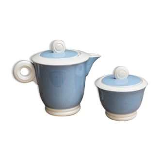 Coffee maker - teapot and sugar pot 50s art deco style