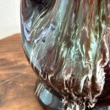 Vallauris vase in glazed ceramic