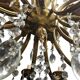 Napoleon III chandelier bronze brass crystal 18 lights late 19th century