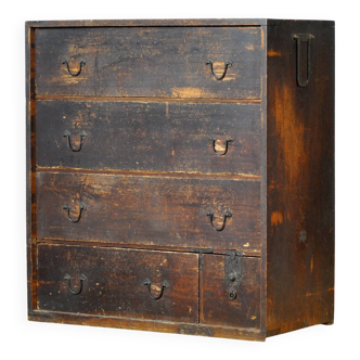 Commode Tansu japonaise, vers 1870