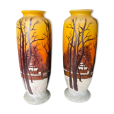 Paire de vases Art nouveau