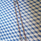 Pair of vintage ski poles 140cm
