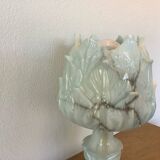 Alabaster lamp depicting an artichoke, 1940s-1950s