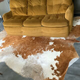 3-seater velvet sofa bed