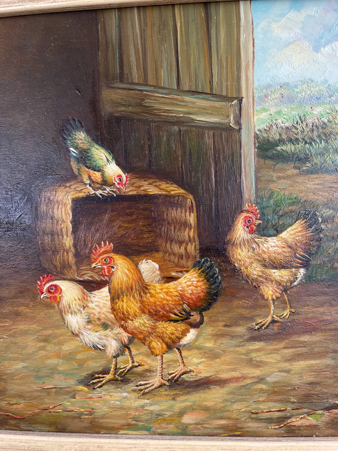Painting by J Bos
