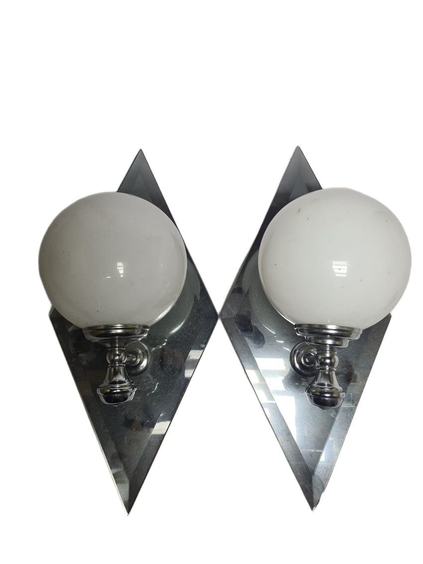 Art Deco sconces, Poland, 1960s, set of 2
