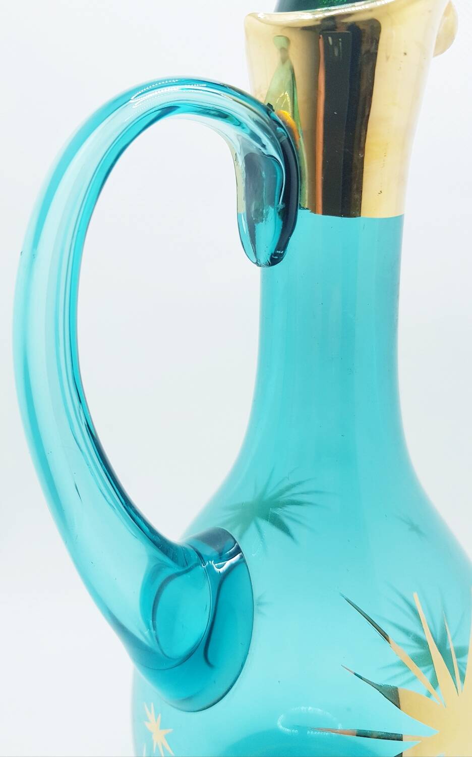 Grande carafe étoilée du milieu du siècle