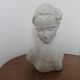 Buste " femme " en plâtre
