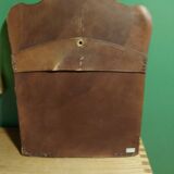 Vintage leather mirror