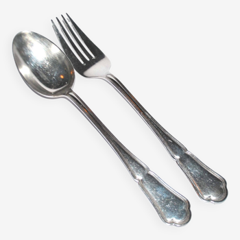 Victoria salad server in silver metal ercuis - spatours net 26cm