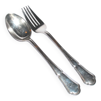 Victoria salad server in silver metal ercuis - spatours net 26cm