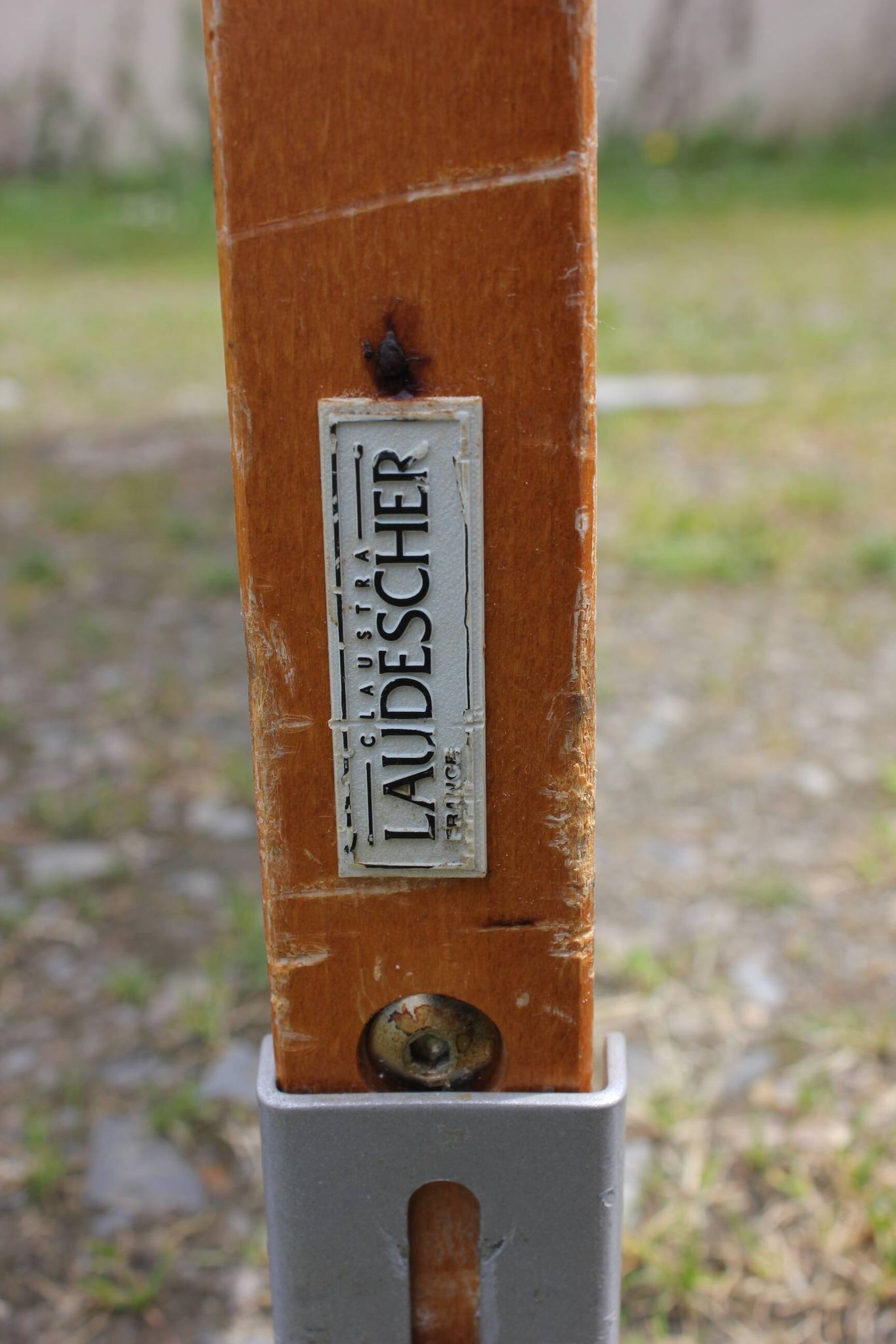Claustra paravent Laudescher vintage bois design