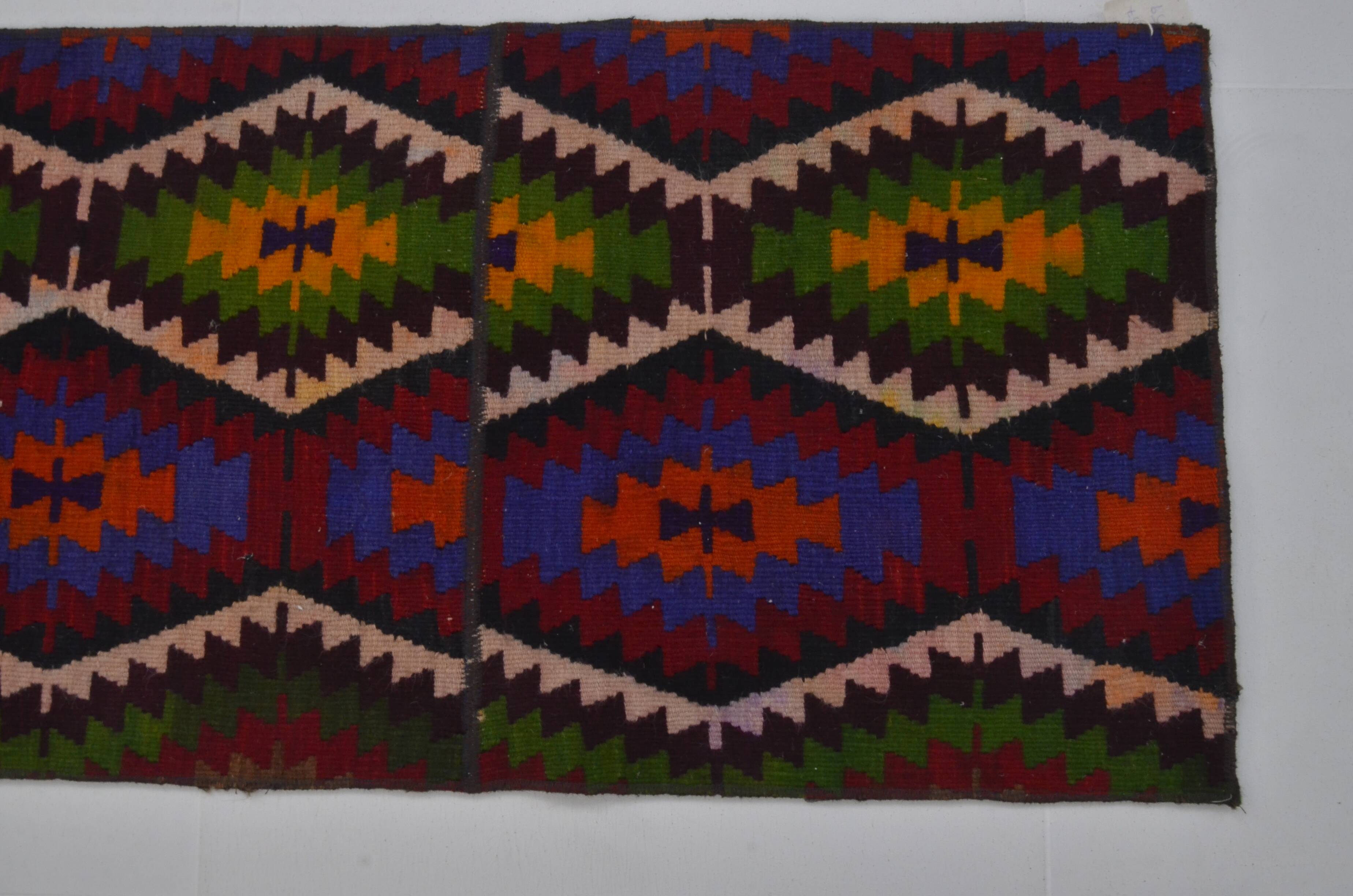 extra Long Vintage Oushak Kilim Rug sku 3759