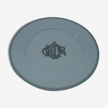 Christian Dior monogram porcelain plate