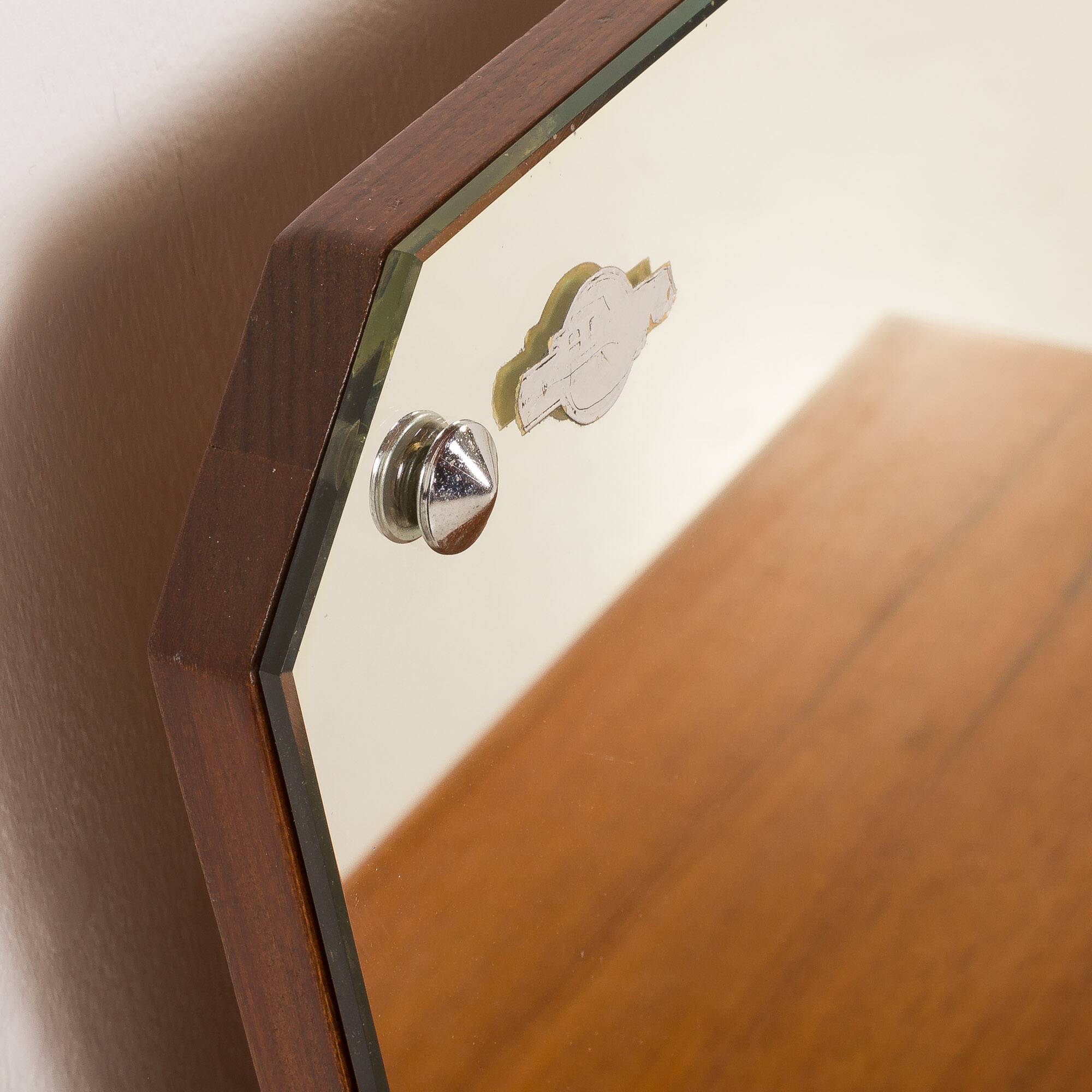 Scandinavian mid century vanity with adjustable mirror, 1960s