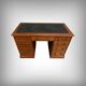 Victorian Mahogany Pedestal Desk, England – Late 19th Century