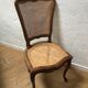 Old wooden chair and caning