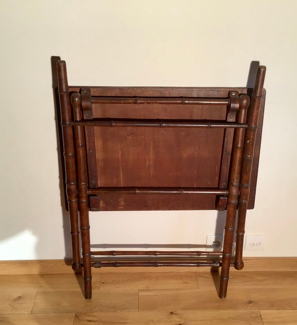 Table folding bamboo feet 1930/1950