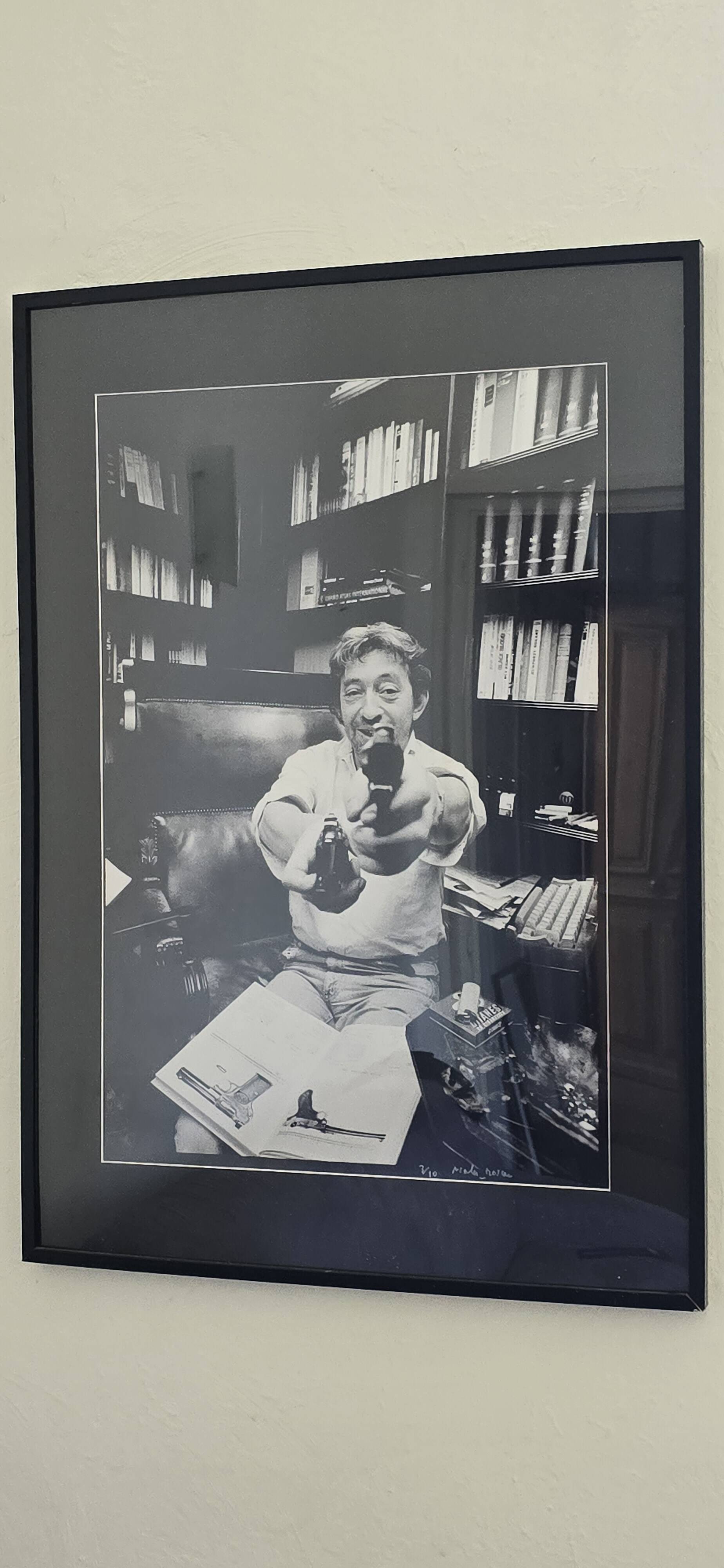 Nicolas moscara (1957) serge gainsbourg, to arms (c.1980) n°3/10