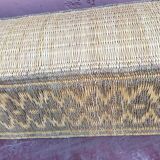 Banc en osier berbere