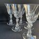 6 Saint Louis wine glasses cut Lozère service stamped
