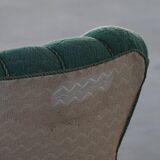 Pair of Art Deco lounge chairs, made by a Danish cabinetmaker, 1940s.