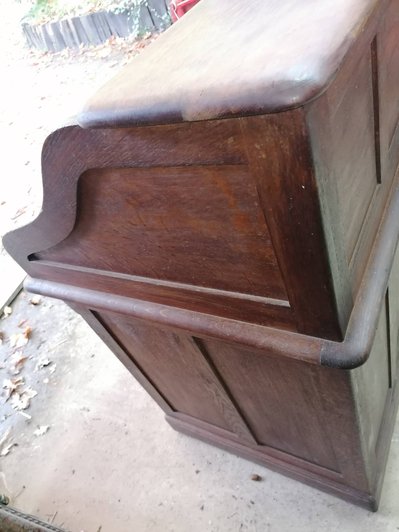 American solid wood roller desk