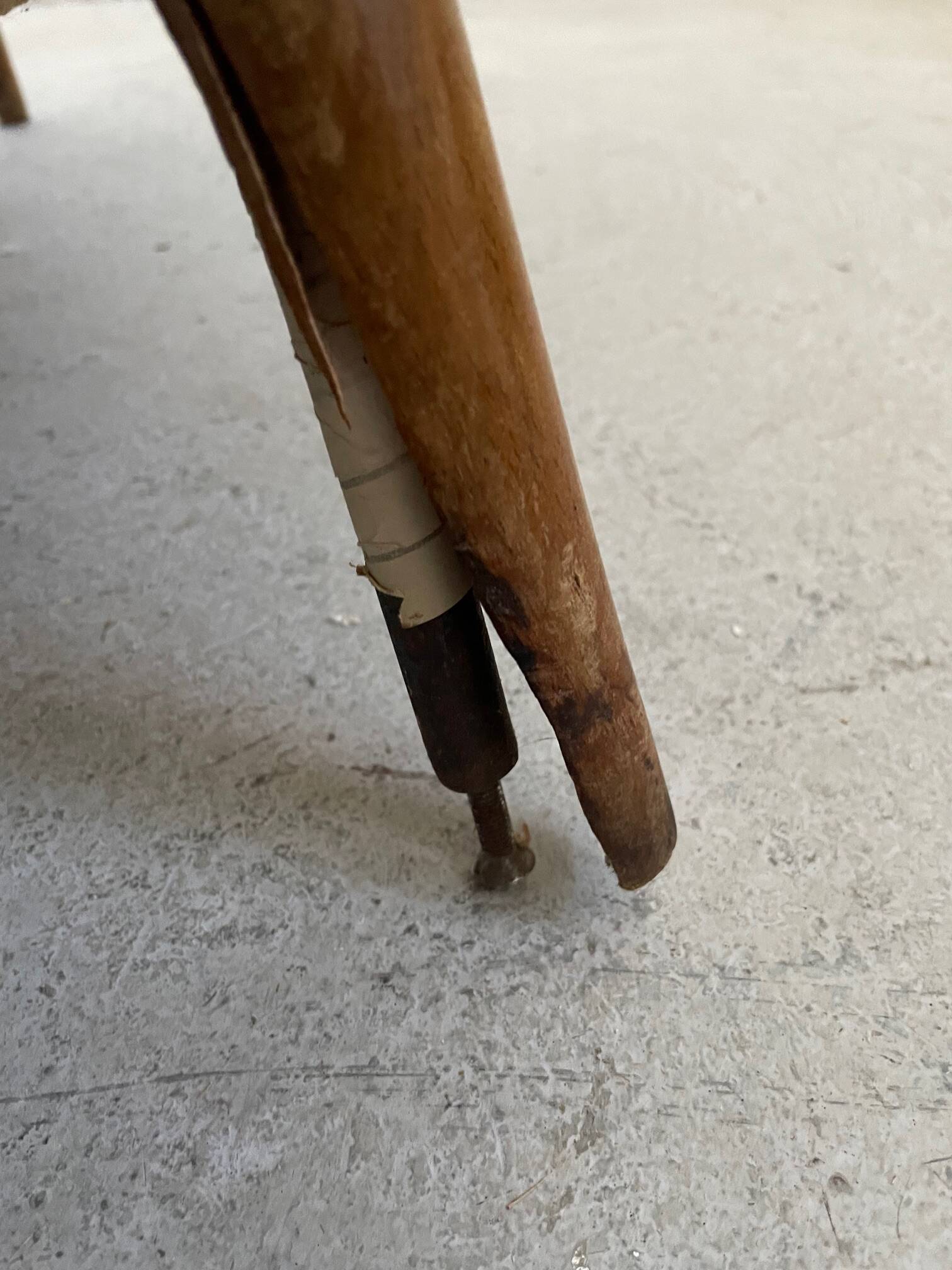 Large Vintage late 1940s Mid-century Modern Danish style Wingback Sofa