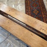Pair of chestnut benches